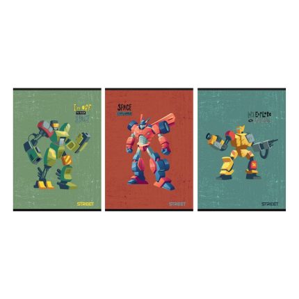 ROBOTS SVESKA A4/54L/kvadrat