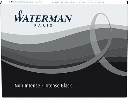 WATERMAN patrone za penkalo crne 8/pak