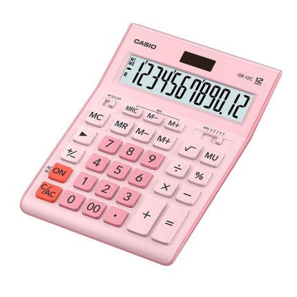 CASIO stoni kalkulator GR12 PINK