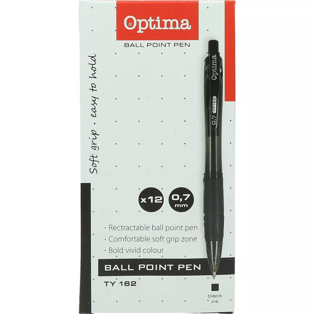 OPTIMA HEMIJSKA OLOVKA TY 162 0.7 CRNA OPTIMA HEMIJSKA OLOVKA TY 162 0.7 CRNA