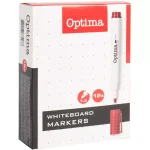 OPTIMA MARKER bela tabla CRVENI