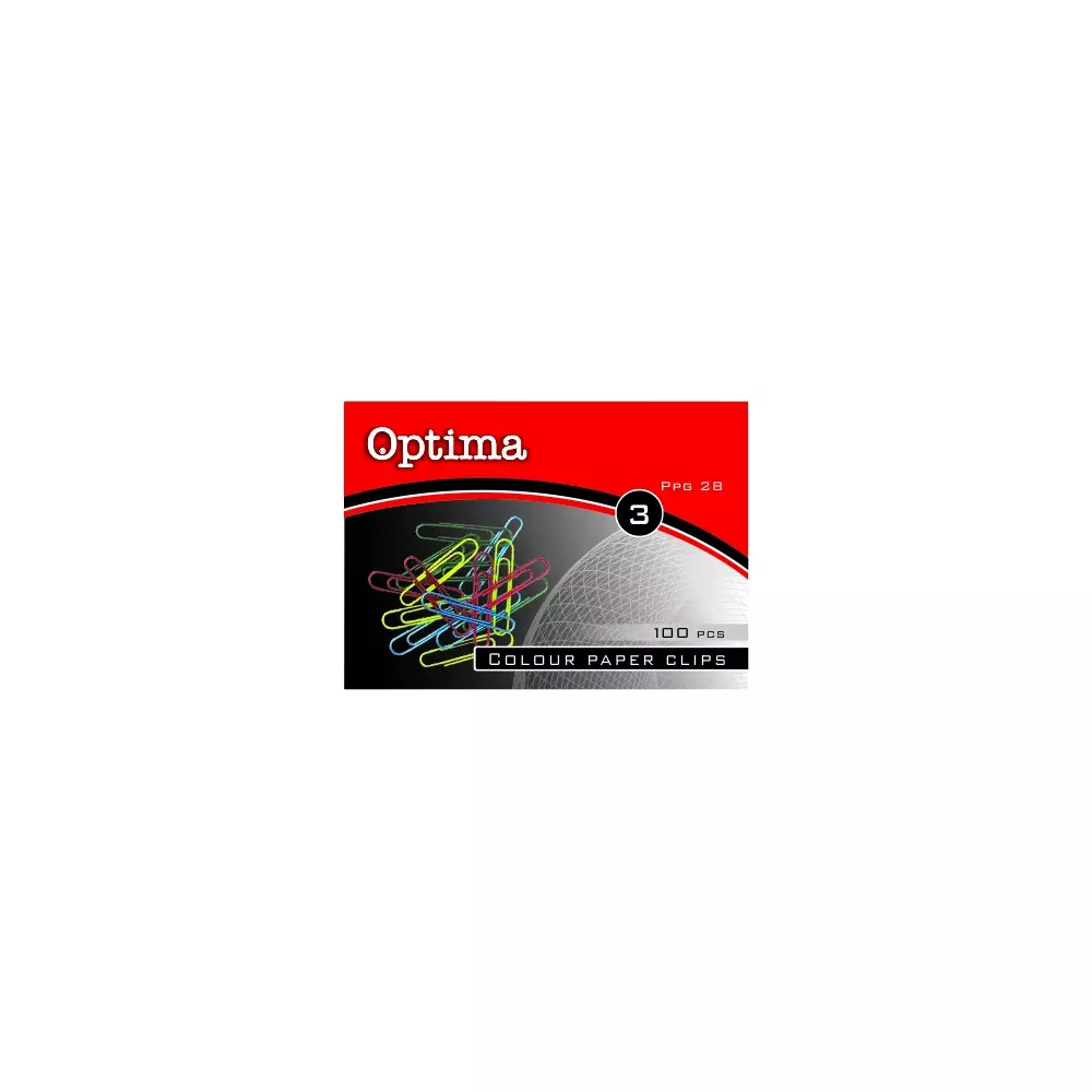 SPAJALICE N.3 U BOJI (28mm) OPTIMA SPAJALICE N.3 U BOJI (28mm) OPTIMA