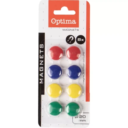 MAGNETI ZA BELU TABLU 20mm 8/1 OPTIMA