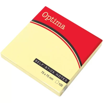 POST IT 75X75 ŽUTI 100 LISTOVA OPTIMA