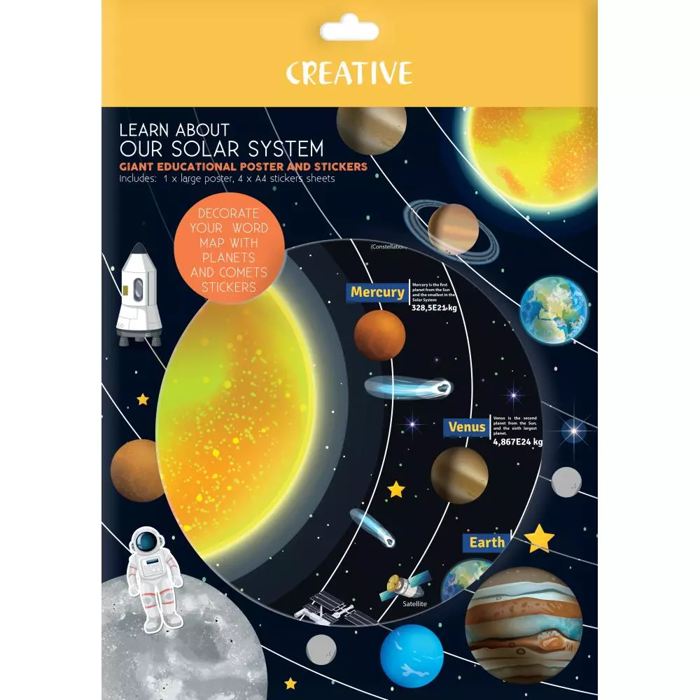 POSTER Z NALEPKAMI UNIVERS POSTER Z NALEPKAMI UNIVERS