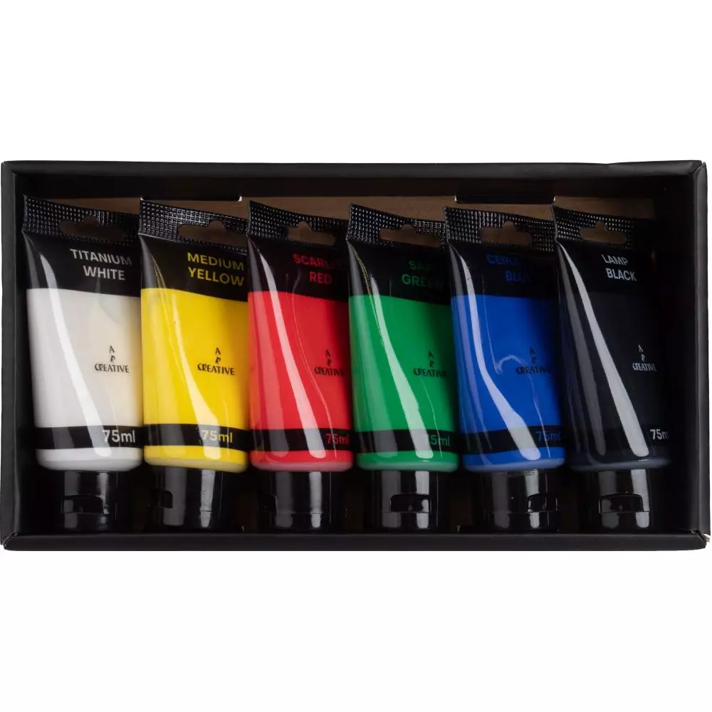 CREATIVEART tempera akrilna 6x75ML CREATIVEART tempera akrilna 6x75ML