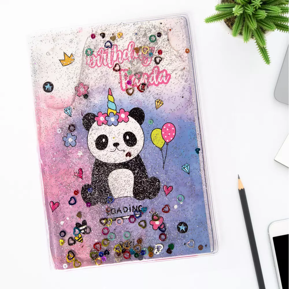 NOTES GLITER A5 60 LISTA - PANDA NOTES GLITER A5 60 LISTA - PANDA