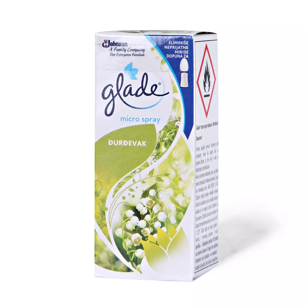 GLADE MIKRO SPREJ 10ml KOMPLET GLADE MIKRO SPREJ 10ml KOMPLET