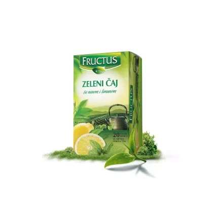 ČAJ FRUCTUS ZELENI & LIMUN I NANA
