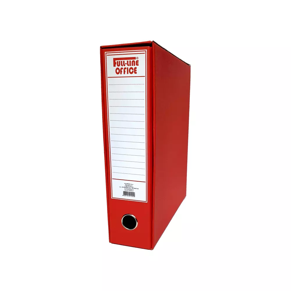 FULL LINE REGISTRATOR A4 8CM CRVENI FULL LINE REGISTRATOR A4 8CM CRVENI