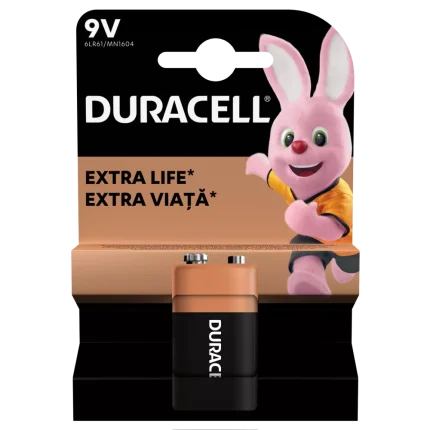 DURACELL Basic baterija 9V DURALOCK