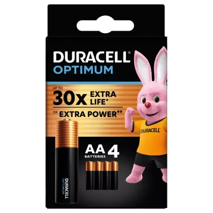 DURACELL Optimum baterija AA 4kom