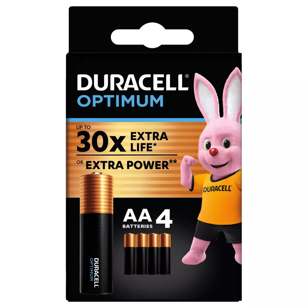 DURACELL Optimum baterija AA 4kom DURACELL Optimum baterija AA 4kom
