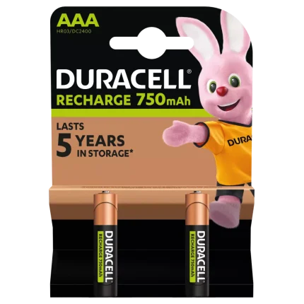 DURACELL Punjive baterije AAA 2/1 750