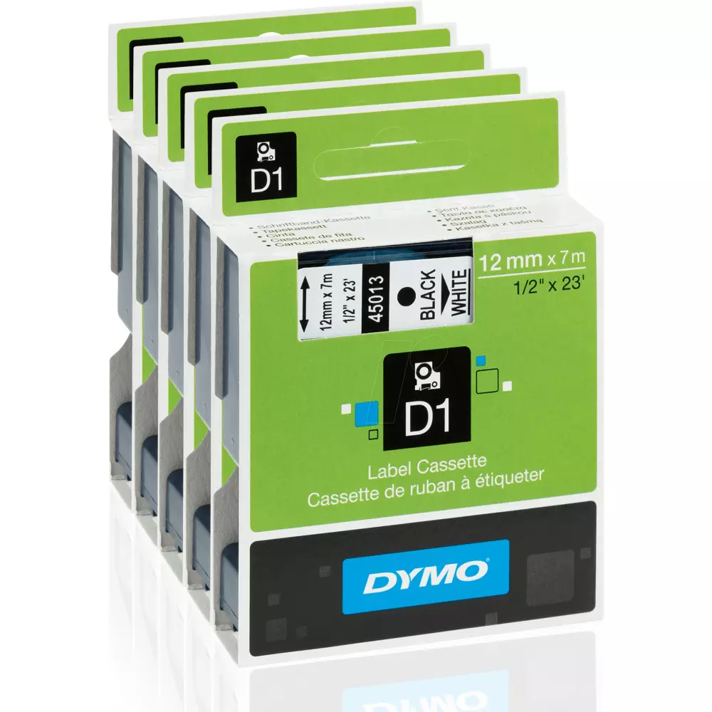 DYMO traka D1 24mm x 7m, crna na zutom DYMO traka D1 24mm x 7m, crna na zutom