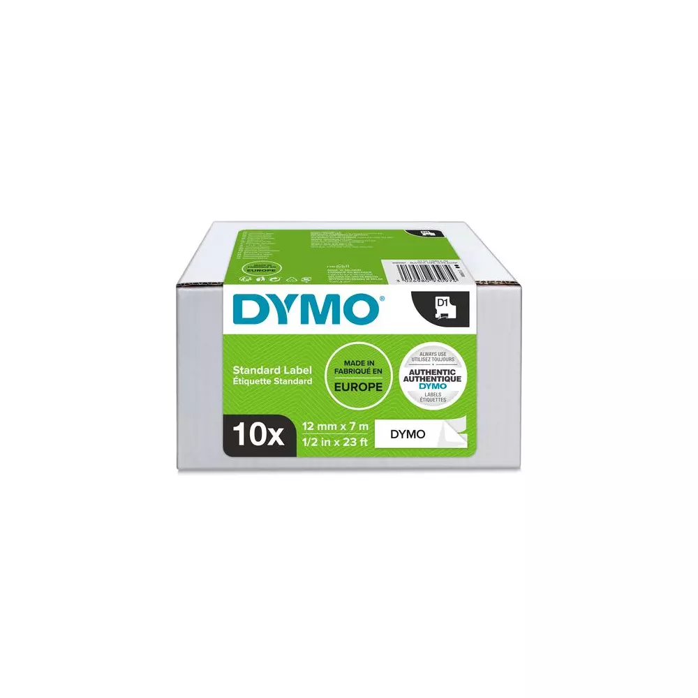 DYMO traka D1 12x7 crna/belom 8+2 PROMO DYMO traka D1 12x7 crna/belom 8+2 PROMO