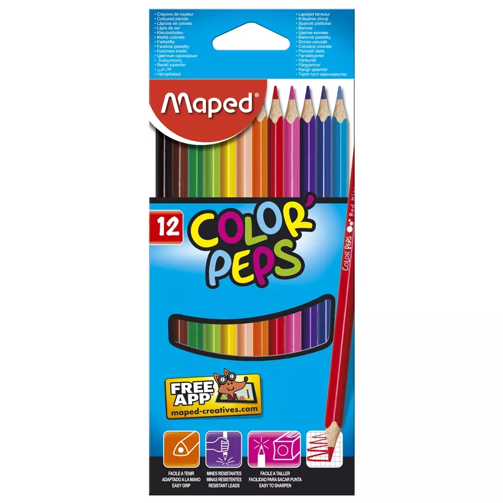 MAPED bojice COLOR PEPS 1/12 MAPED bojice COLOR PEPS 1/12