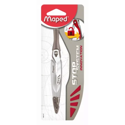 MAPED šestar NOVI STOP SYSTEM bister