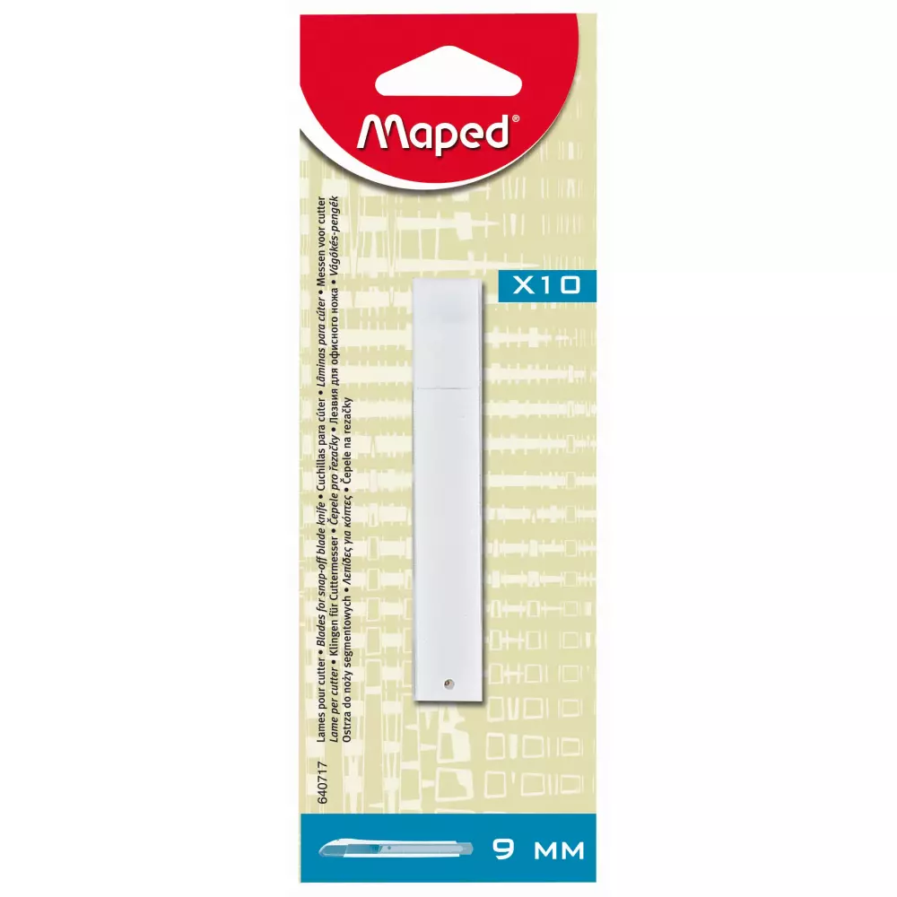 MAPED 10 noževa za skalpel 18mm MAPED 10 noževa za skalpel 18mm
