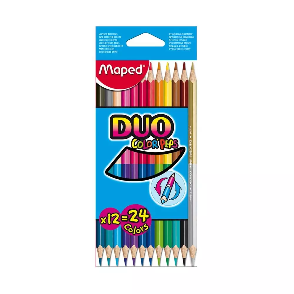 MAPED bojice COLOR PEPs DUO 12/24 MAPED bojice COLOR PEPs DUO 12/24
