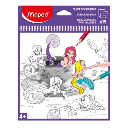 MAPED bojanka sa spiralom 15 lista