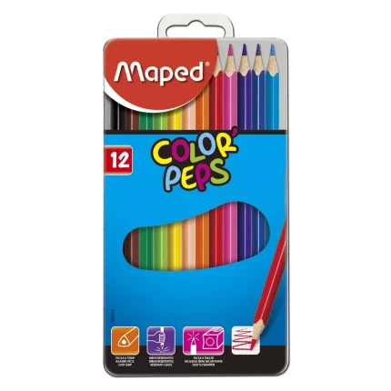 MAPED drvene bojice Metal 1/12