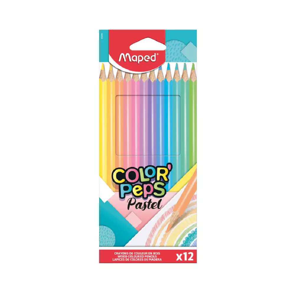 MAPED bojice Color Peps PASTEL 1/12 MAPED bojice Color Peps PASTEL 1/12