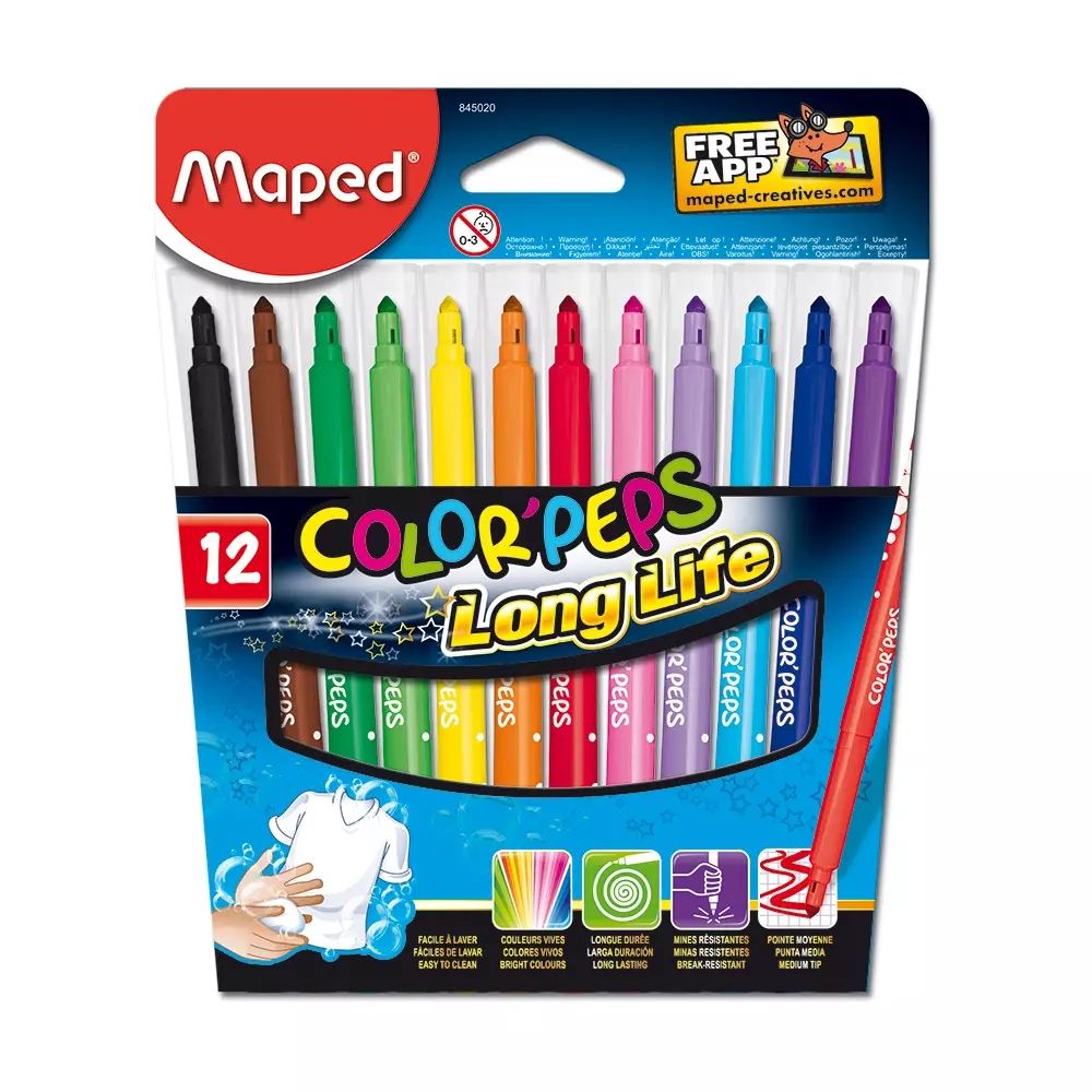 MAPED flomaster COLOR PEP 12 MAPED flomaster COLOR PEP 12