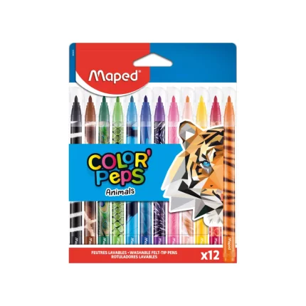 MAPED flomaster ANIMALS 1/12
