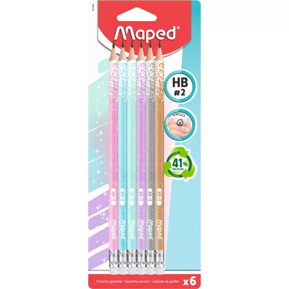 MAPED grafitna olovka Gliter 1/6 MAPED grafitna olovka Gliter 1/6