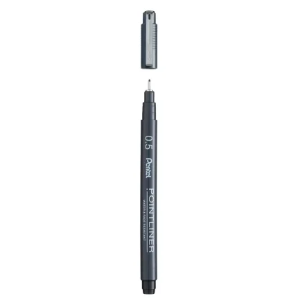 PENTEL fineliner POINTLINER crni 0,5