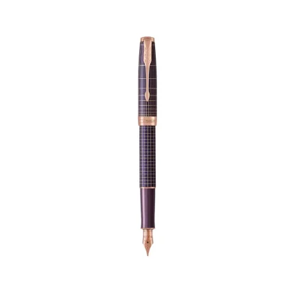 PARKER Royal NP SONET Purple Chisel 18K