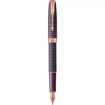PARKER Royal NP SONET Purple Chisel 18K