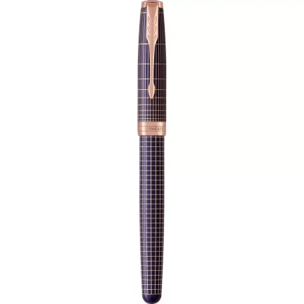 PARKER Royal NP SONET Purple Chisel 18K