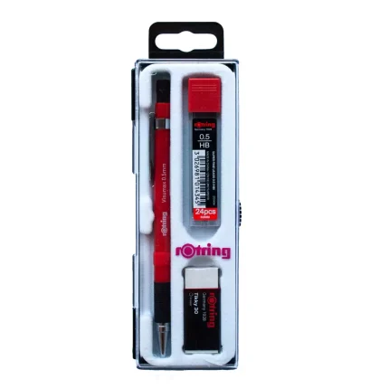 ROTRING VISUMAX PO 0.5 crvena SET